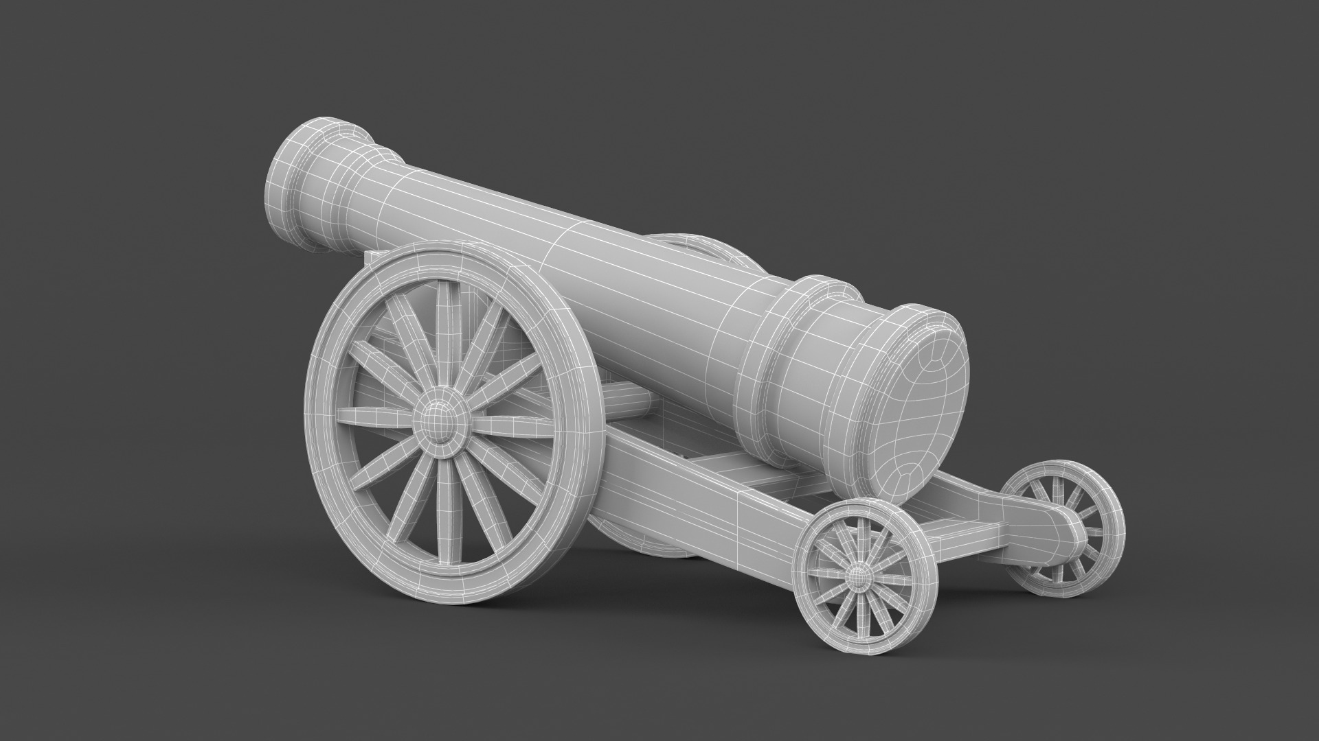 Circus Cannon 3D model_10