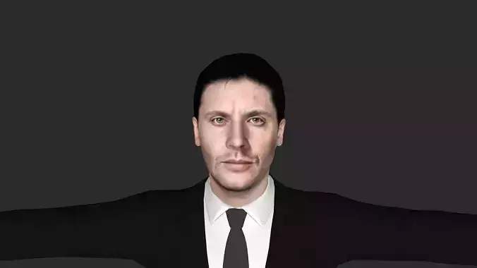 Dean Winchester Hyper Realistic Full Body Fully Rigged Character Low-poly 3D model