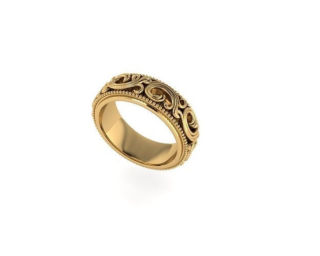 Women diamond ring 3d render 3D print model