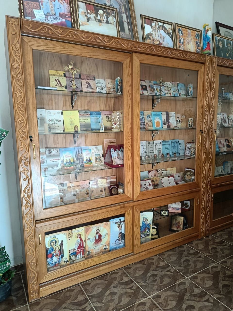 church  carved wood  frame  3D model_13