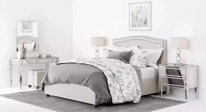 Bedroom Set 3D Model Combo