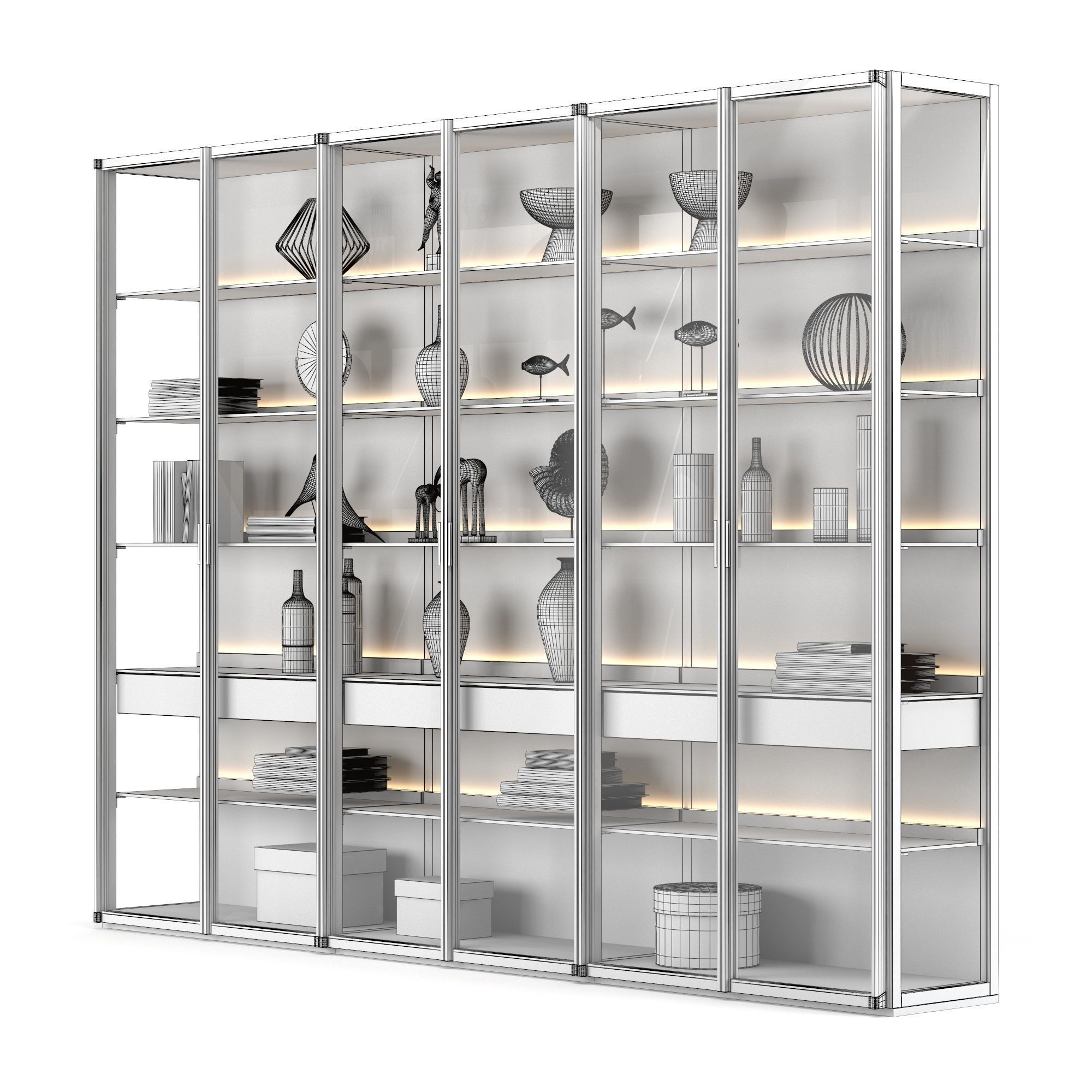 Poliform Wall System Ego Day 3D model_5