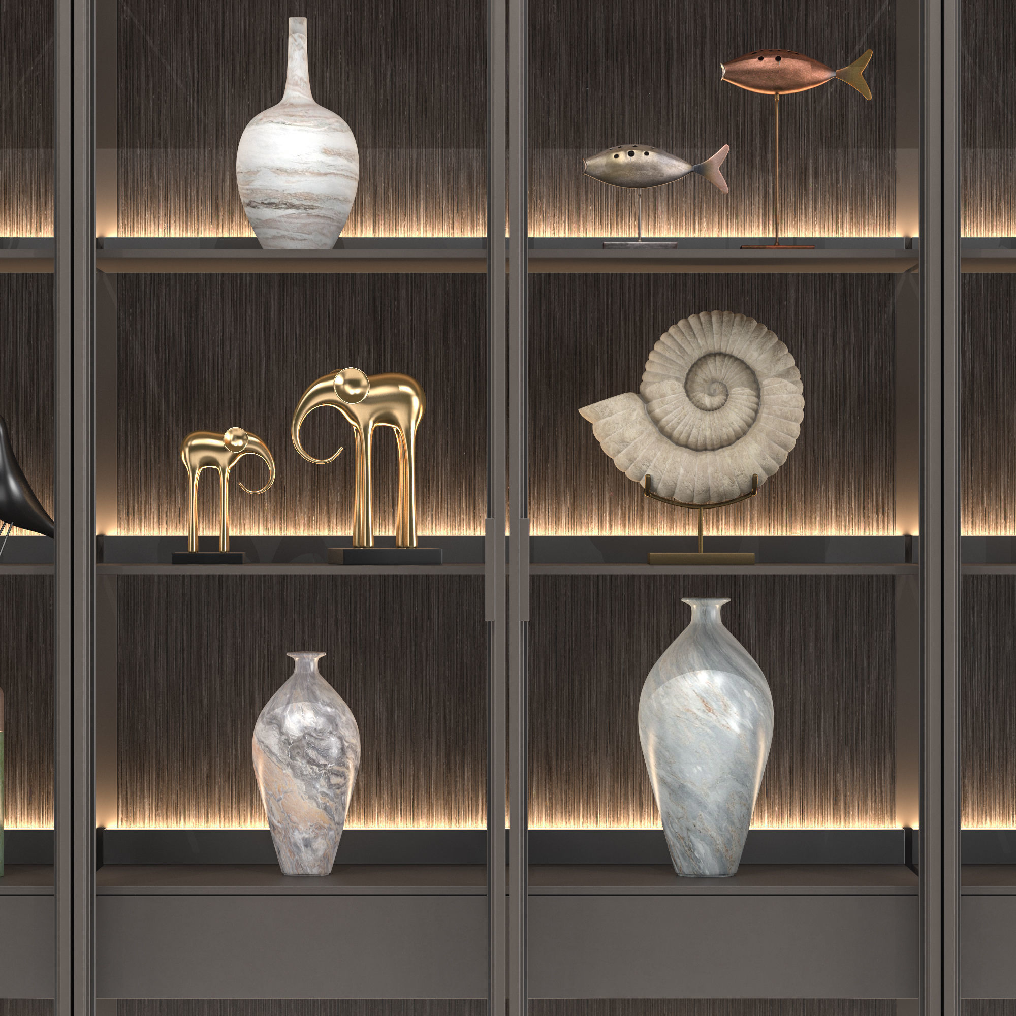 Poliform Wall System Ego Day 3D model_3