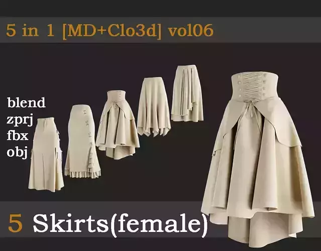 5 Skirts vol06