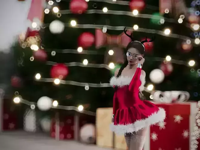 Bow ChristmasTree Design