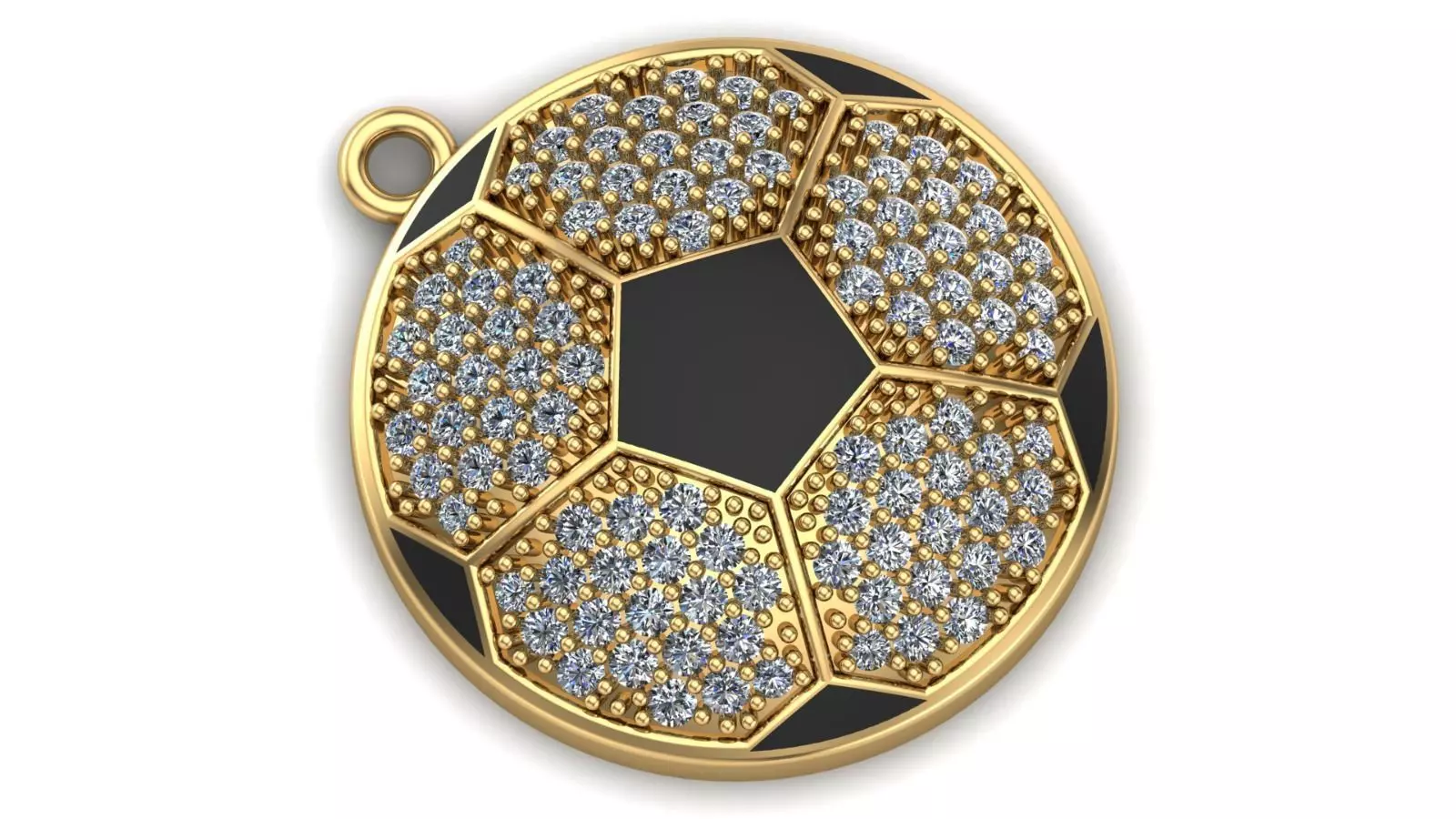 Football Pendant 3D print model