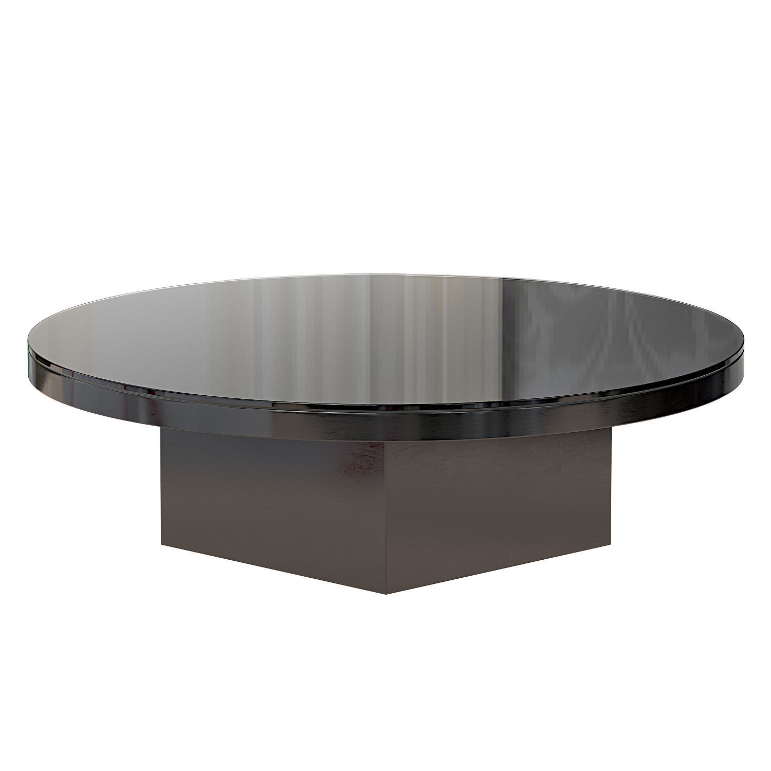 Coffee table Low-poly 3D model_2