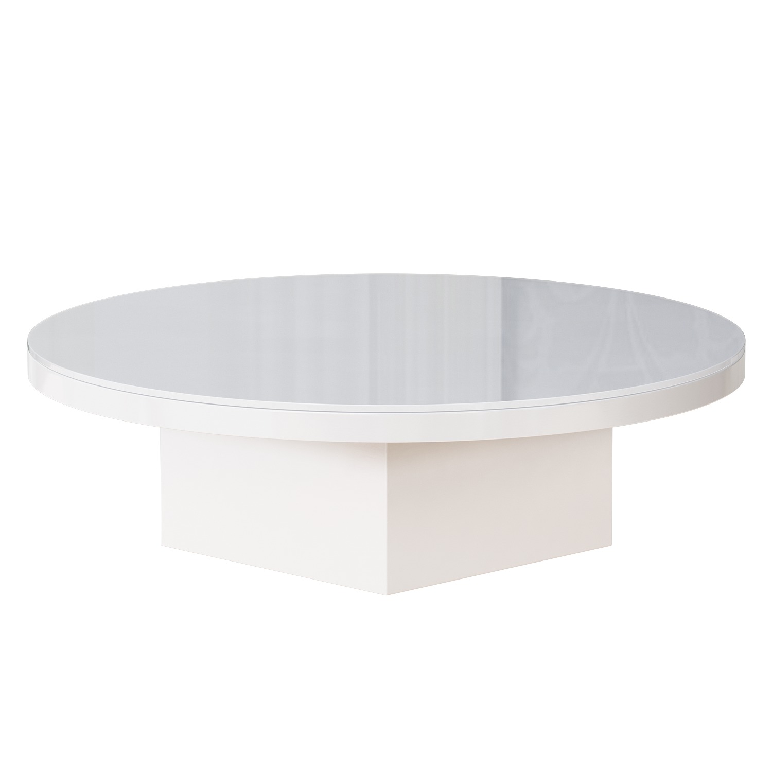 Coffee table Low-poly 3D model_1