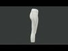 Quarter Length Leggings with Side Pockets 3D model_1