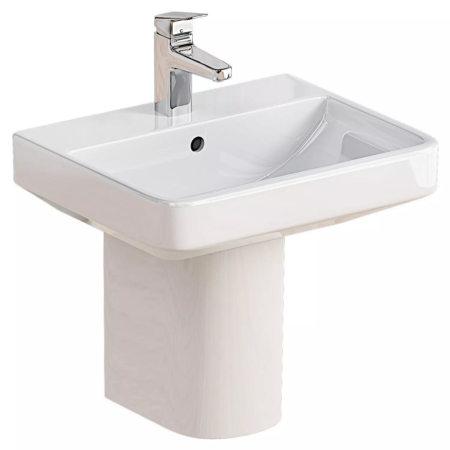 ceramic sink 3D model_0