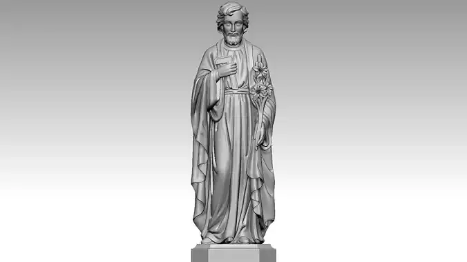 Saint Joseph 2 3D print model