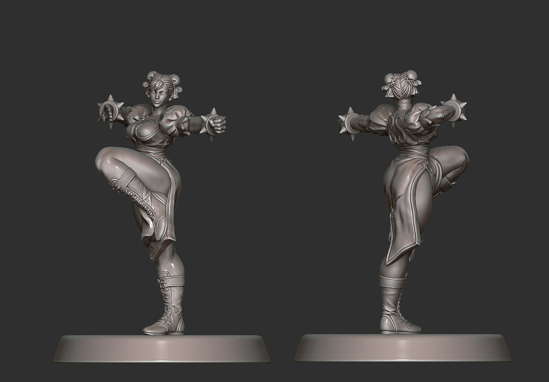Street Fighter Pack - 11 Characters 3D print model_3
