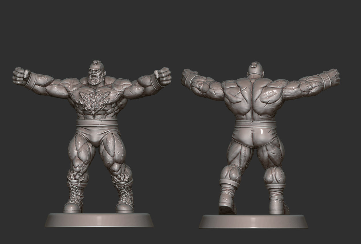 Street Fighter Pack - 11 Characters 3D print model_6