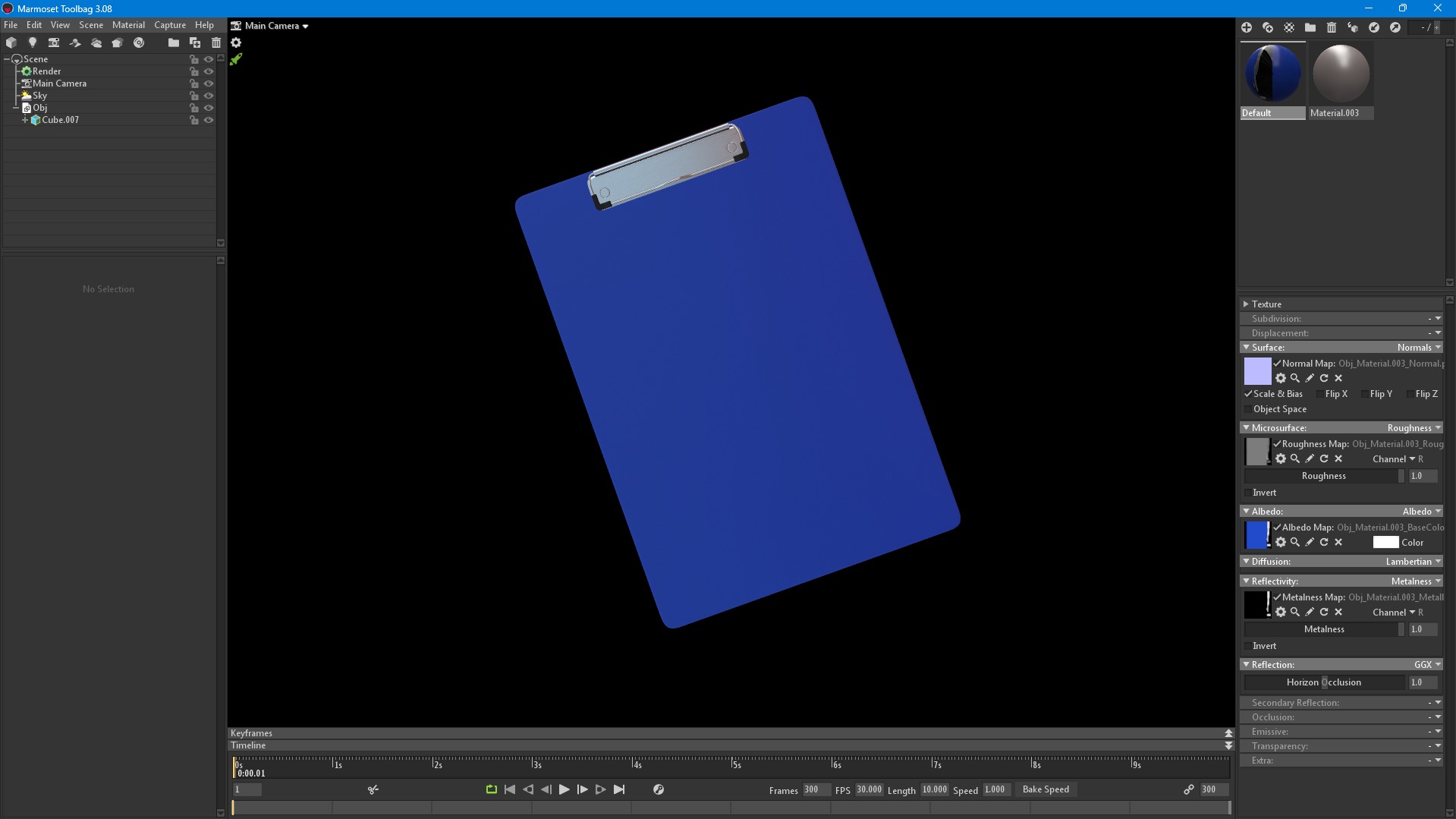 Exam board Low poly 3d Model Low-poly 3D model_26
