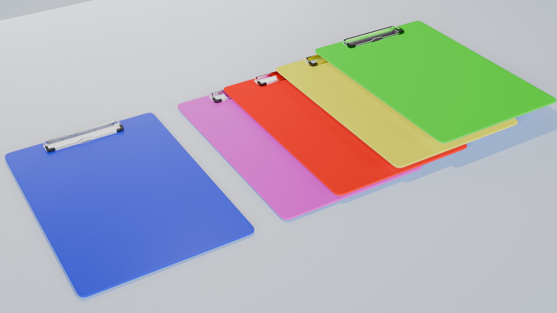 Exam board Low poly 3d Model Low-poly 3D model_12