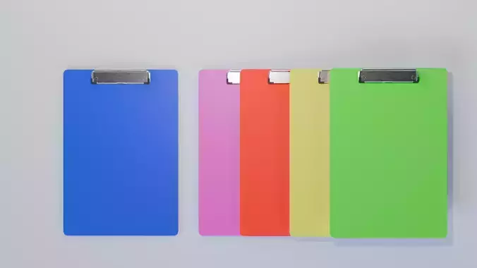 Exam board Low poly 3d Model