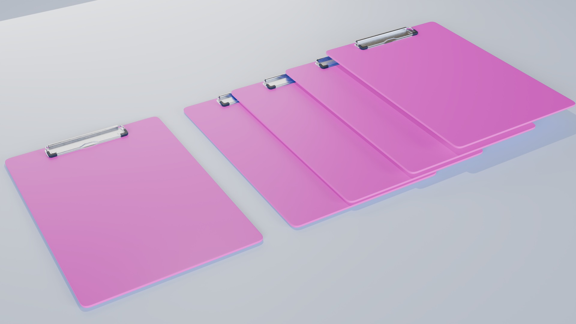 Exam board Low poly 3d Model Low-poly 3D model_7