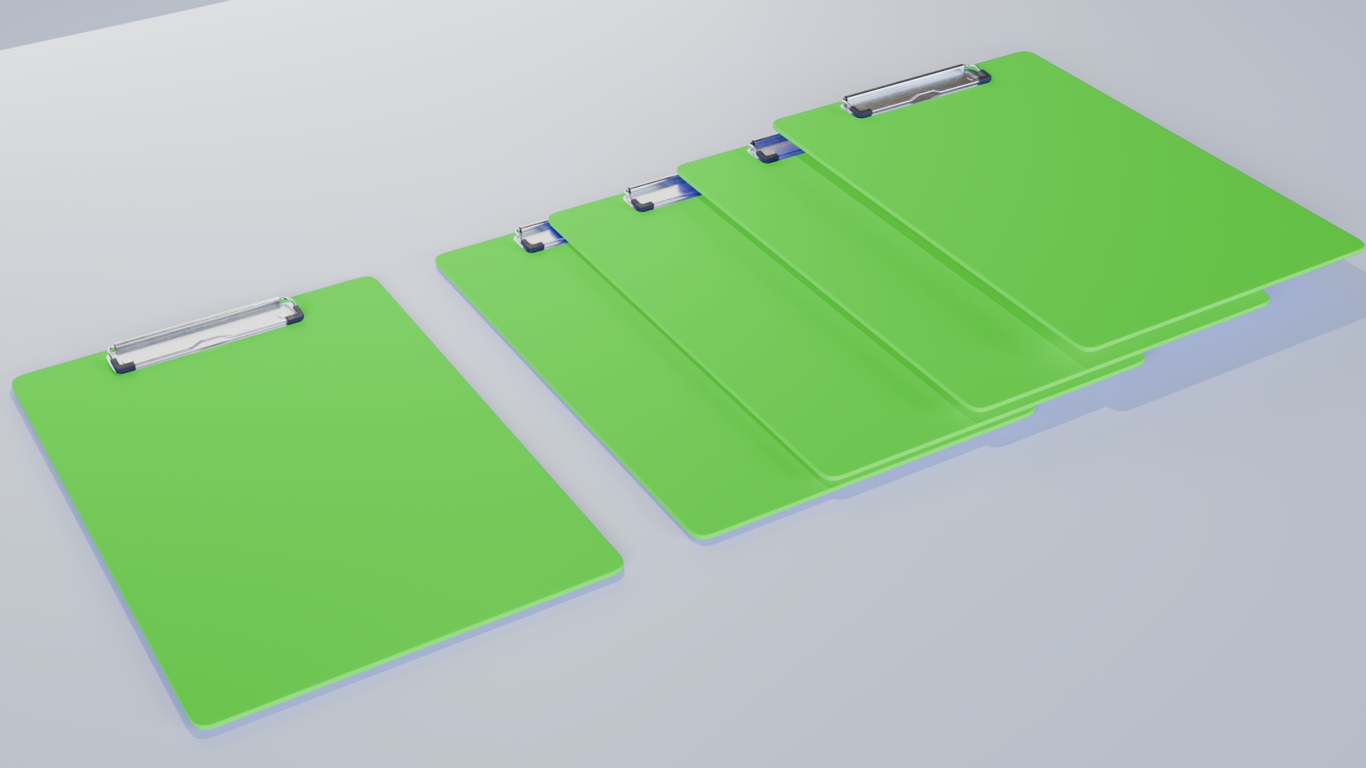 Exam board Low poly 3d Model Low-poly 3D model_5