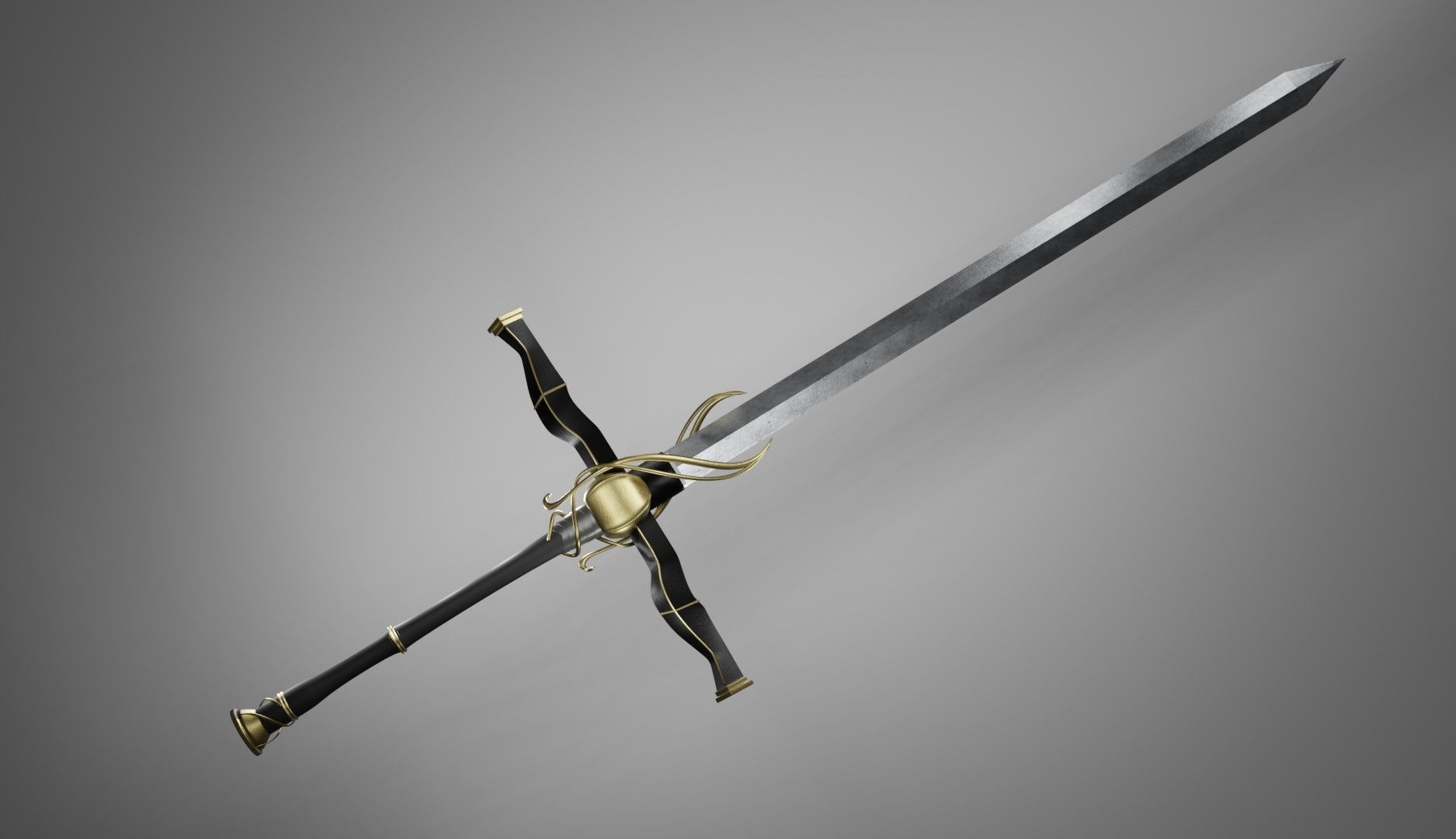 Sword Excalibur 3D model_1