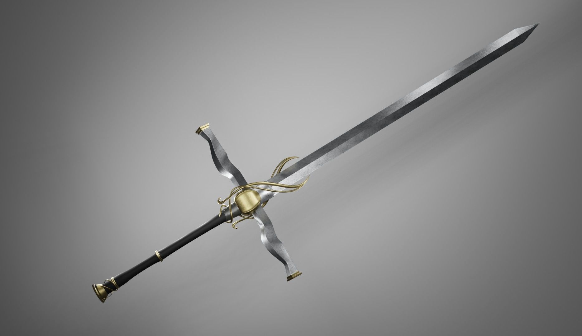 Sword Excalibur 3D model_2