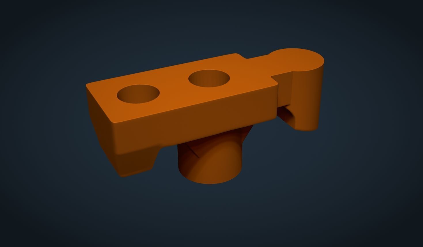 Tent pegs hook rope stringing eyelets 3D print model_2