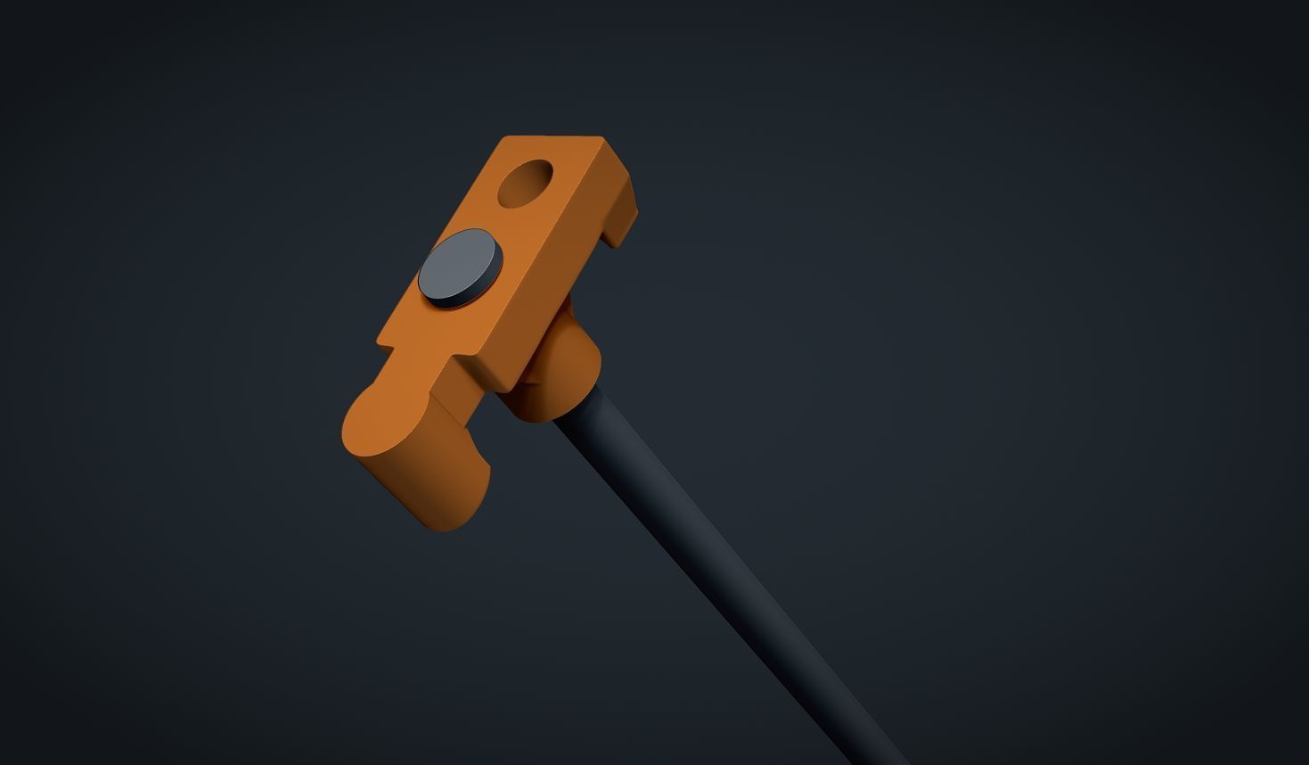 Tent pegs hook rope stringing eyelets 3D print model_9