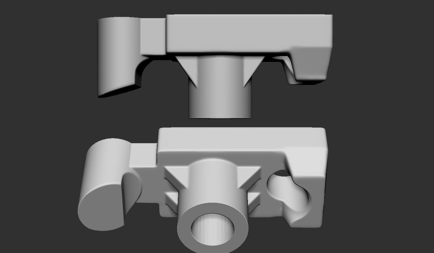 Tent pegs hook rope stringing eyelets 3D print model_4