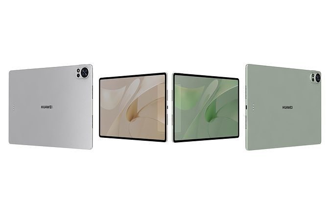 Huawei MatePad 12X Green And White 3D model