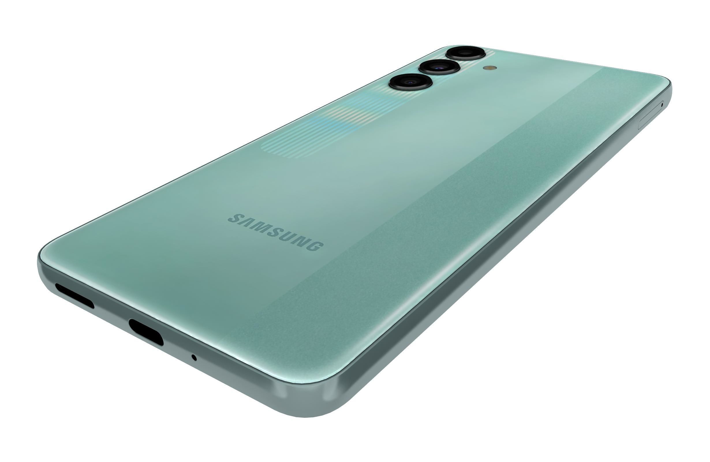 Samsung Galaxy M55s Coral Green 3D model_14