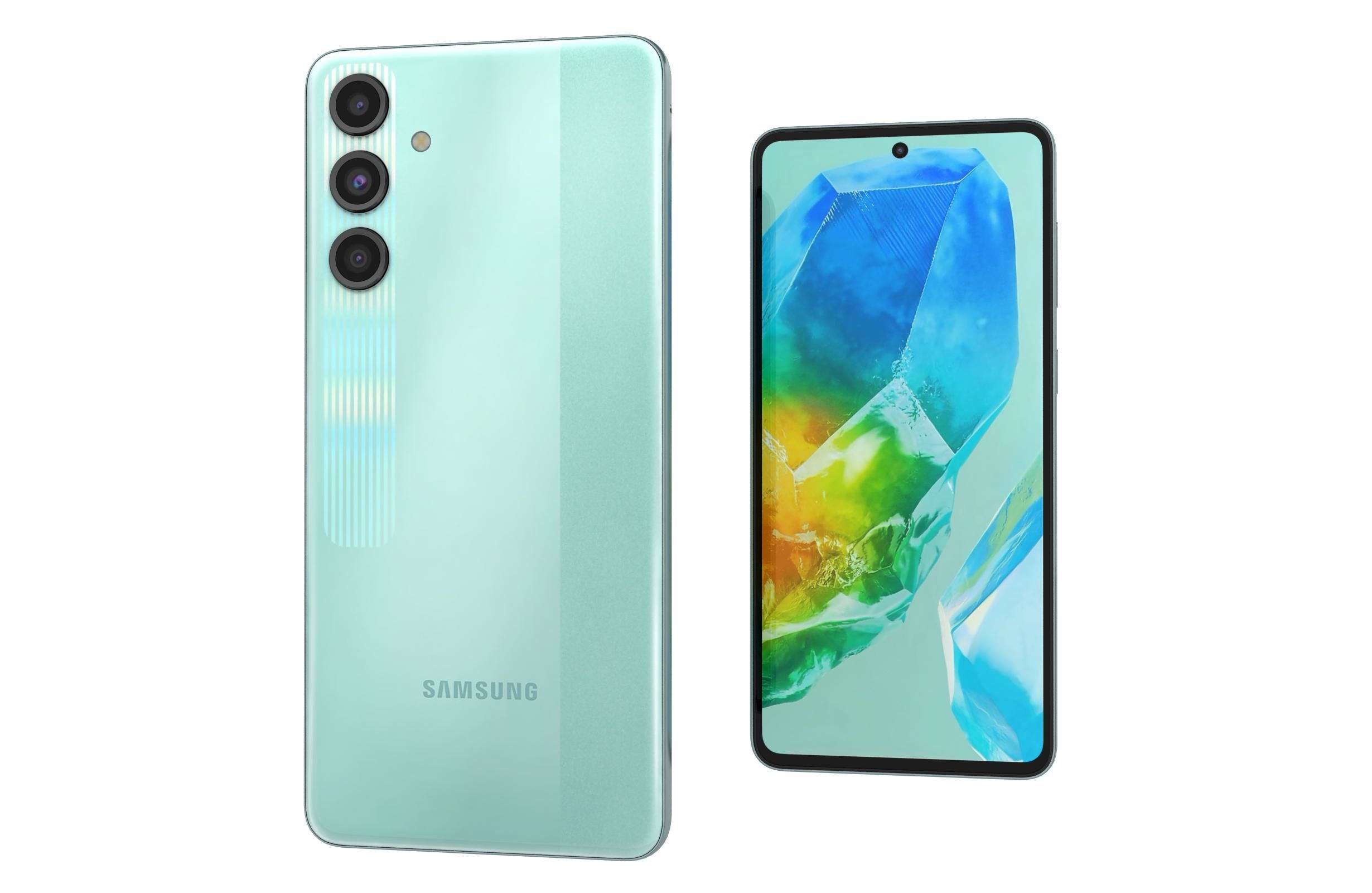 Samsung Galaxy M55s Coral Green 3D model_7