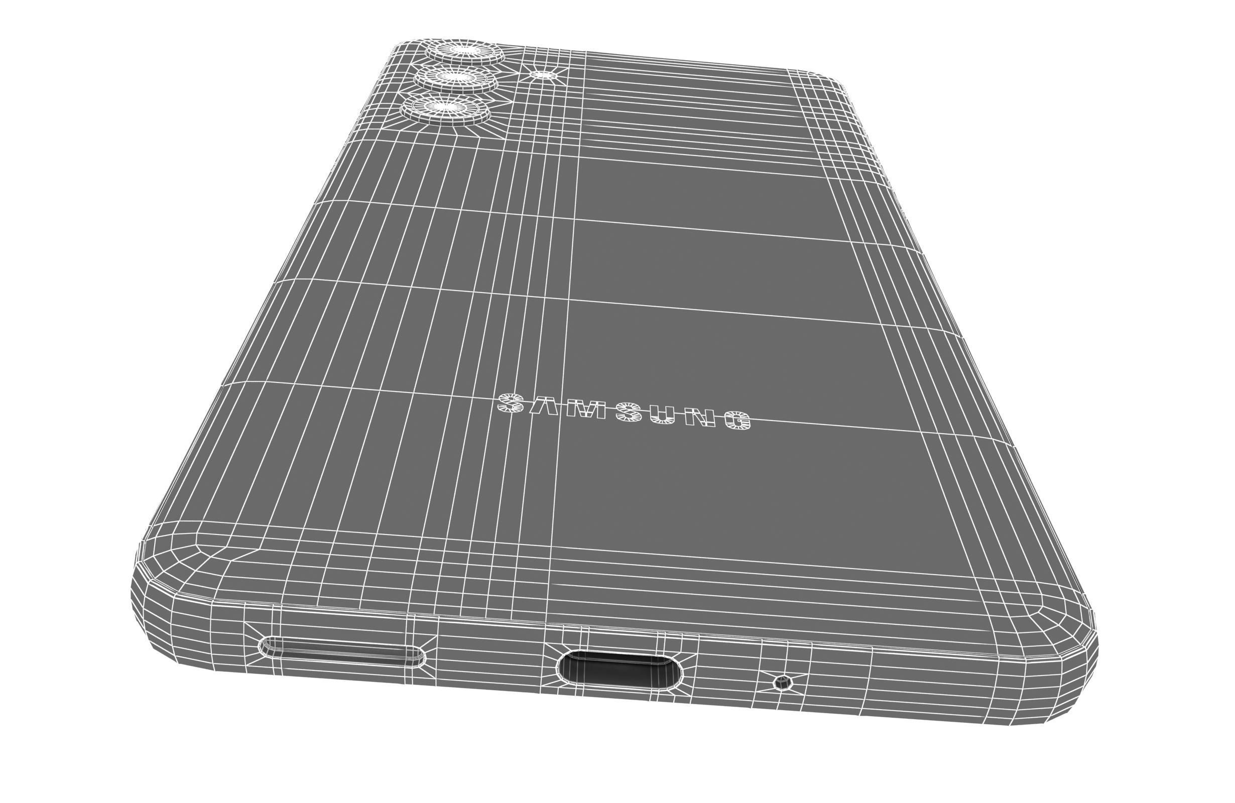 Samsung Galaxy M55s Coral Green 3D model_21