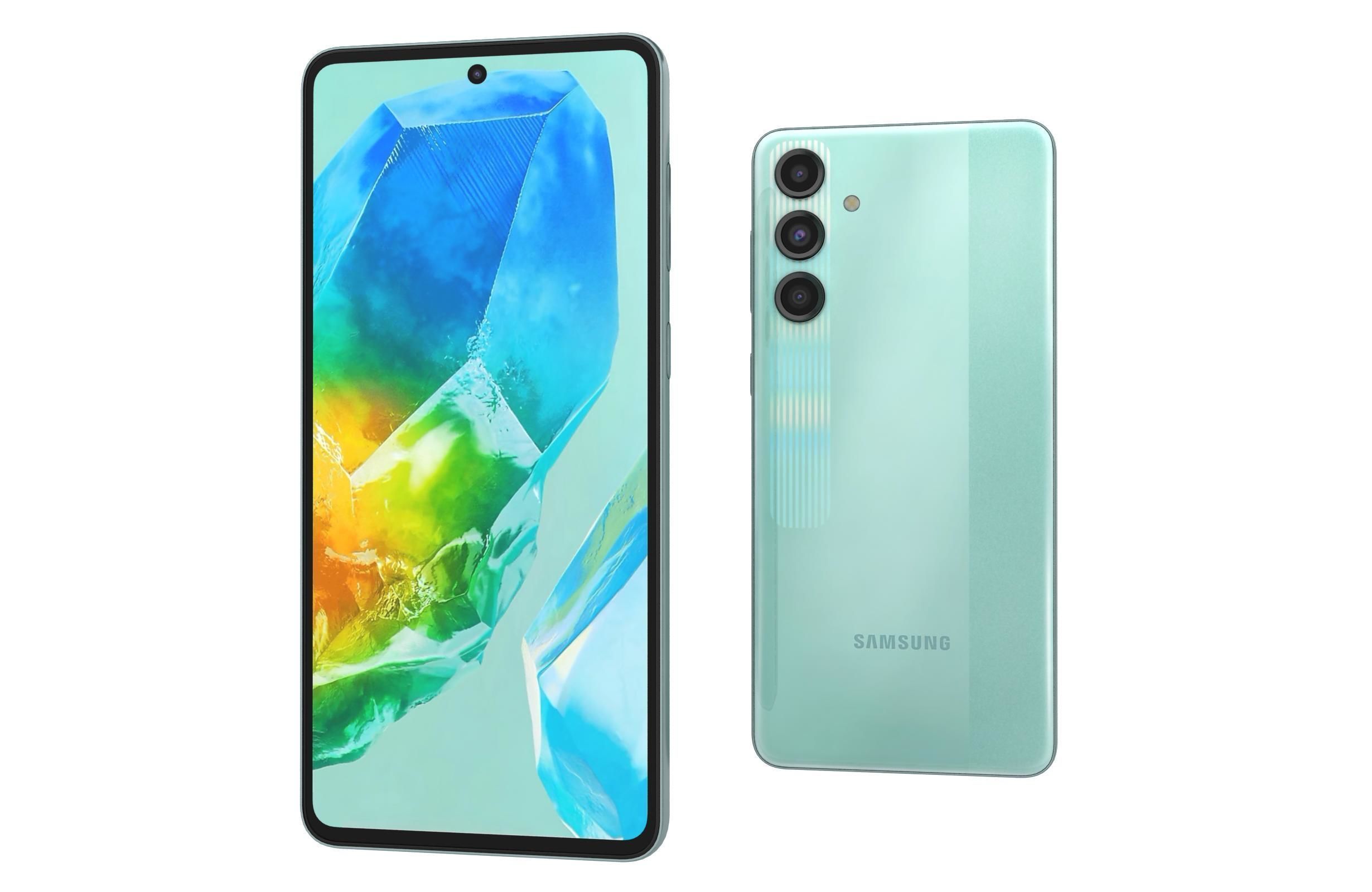 Samsung Galaxy M55s Coral Green 3D model_6