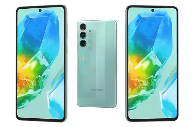 Samsung Galaxy M55s Coral Green 3D model