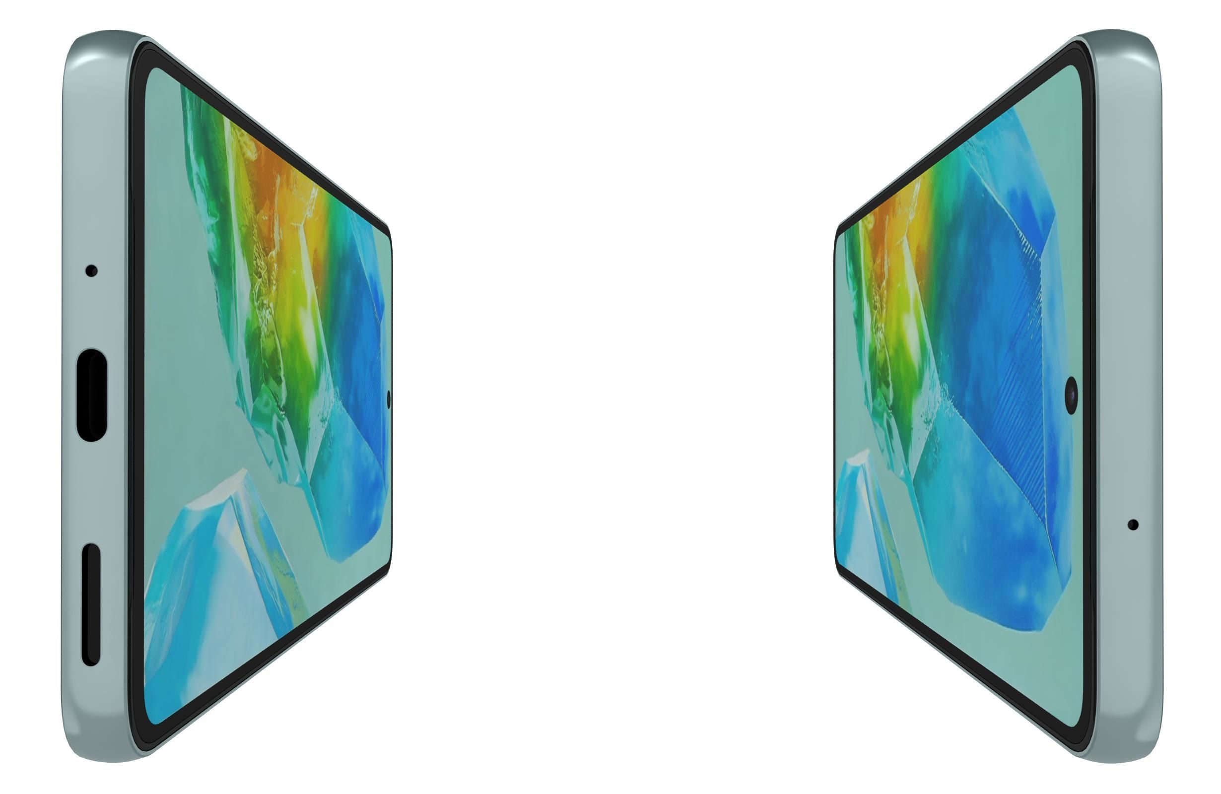 Samsung Galaxy M55s Coral Green 3D model_8