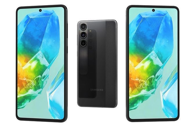 Samsung Galaxy M55s Thunder Black 3D model