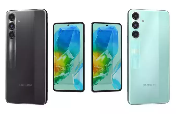 Samsung Galaxy M55s Thunder Black And Green 3D model