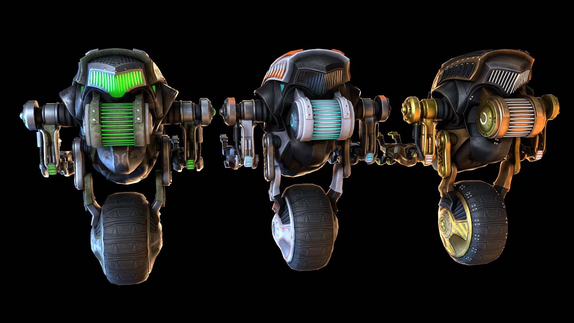 Sci-fi Drone 04 Low-poly 3D model_4