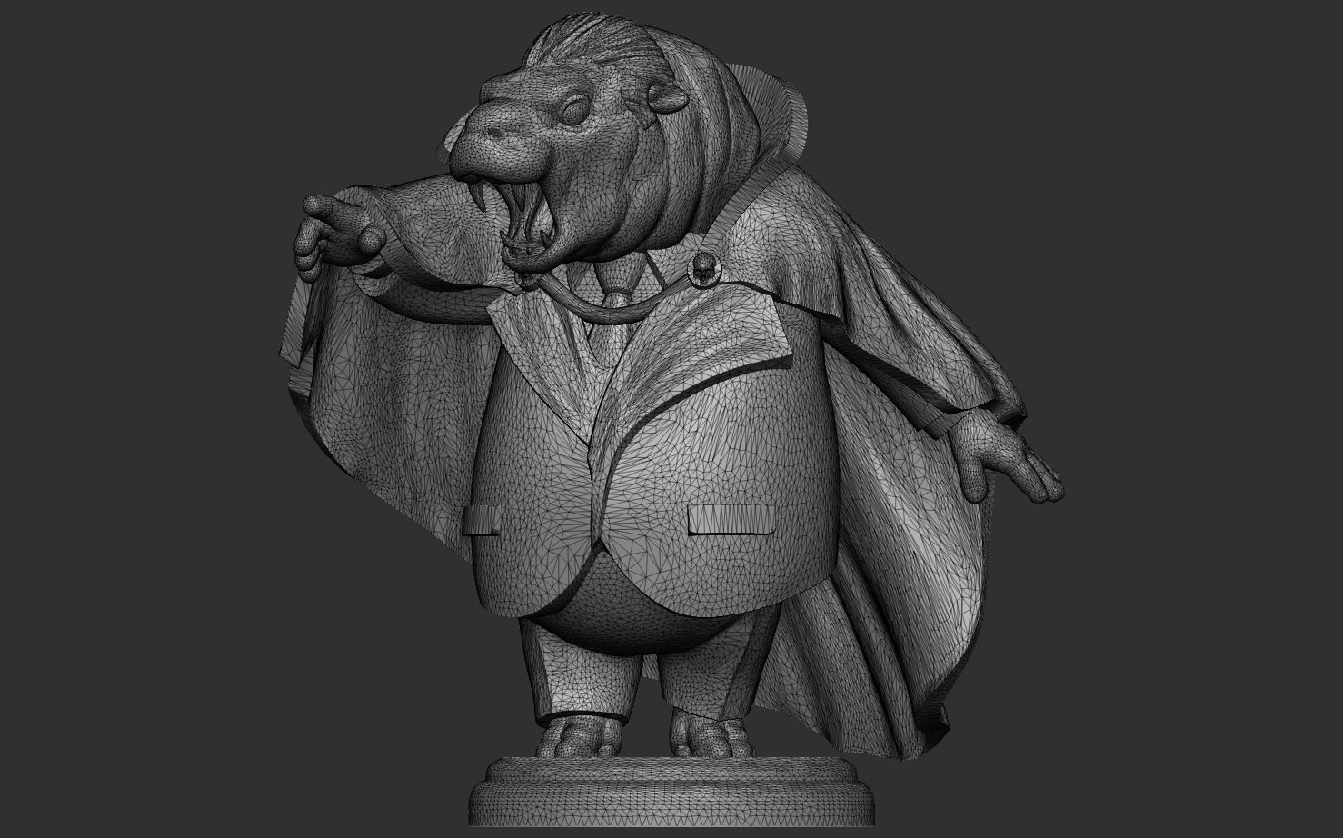 Dracula Moo Deng - Halloween Special Hippo 3D print model_5