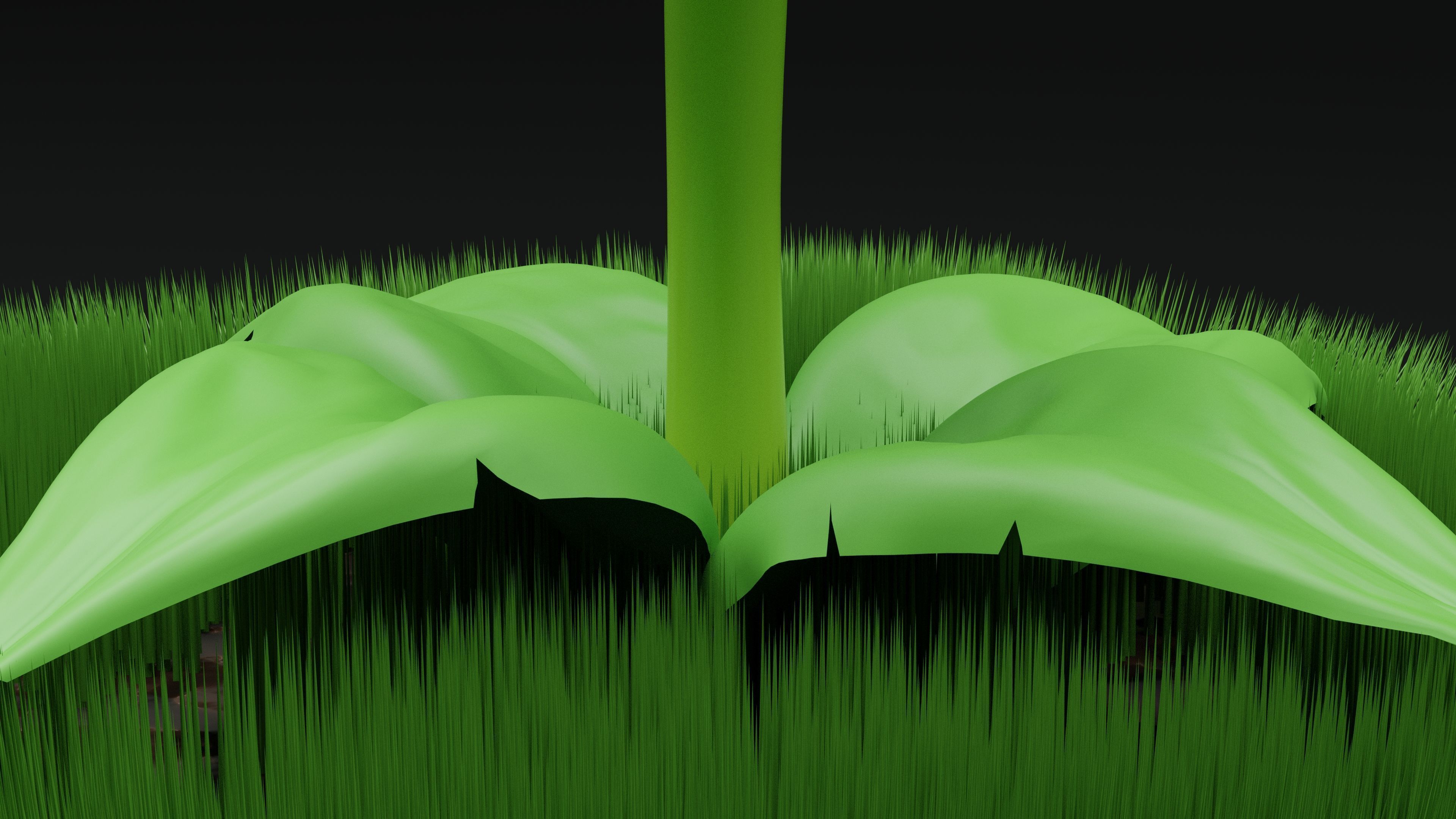 Droplet Shooter Plants Vs Zombies Low-poly 3D model_4