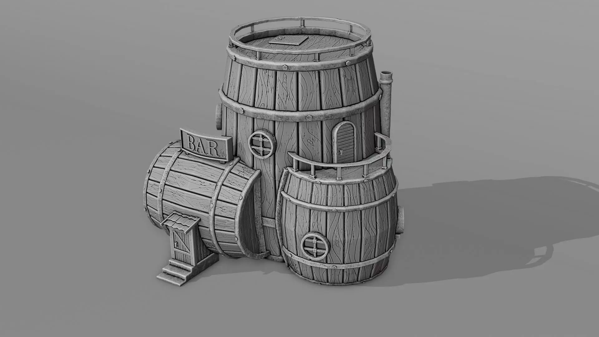 -Bar- 3D print model_0