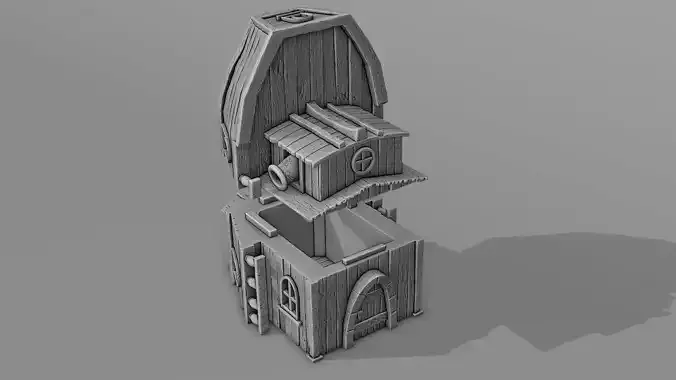 Ships Cannon Shop 3D print model