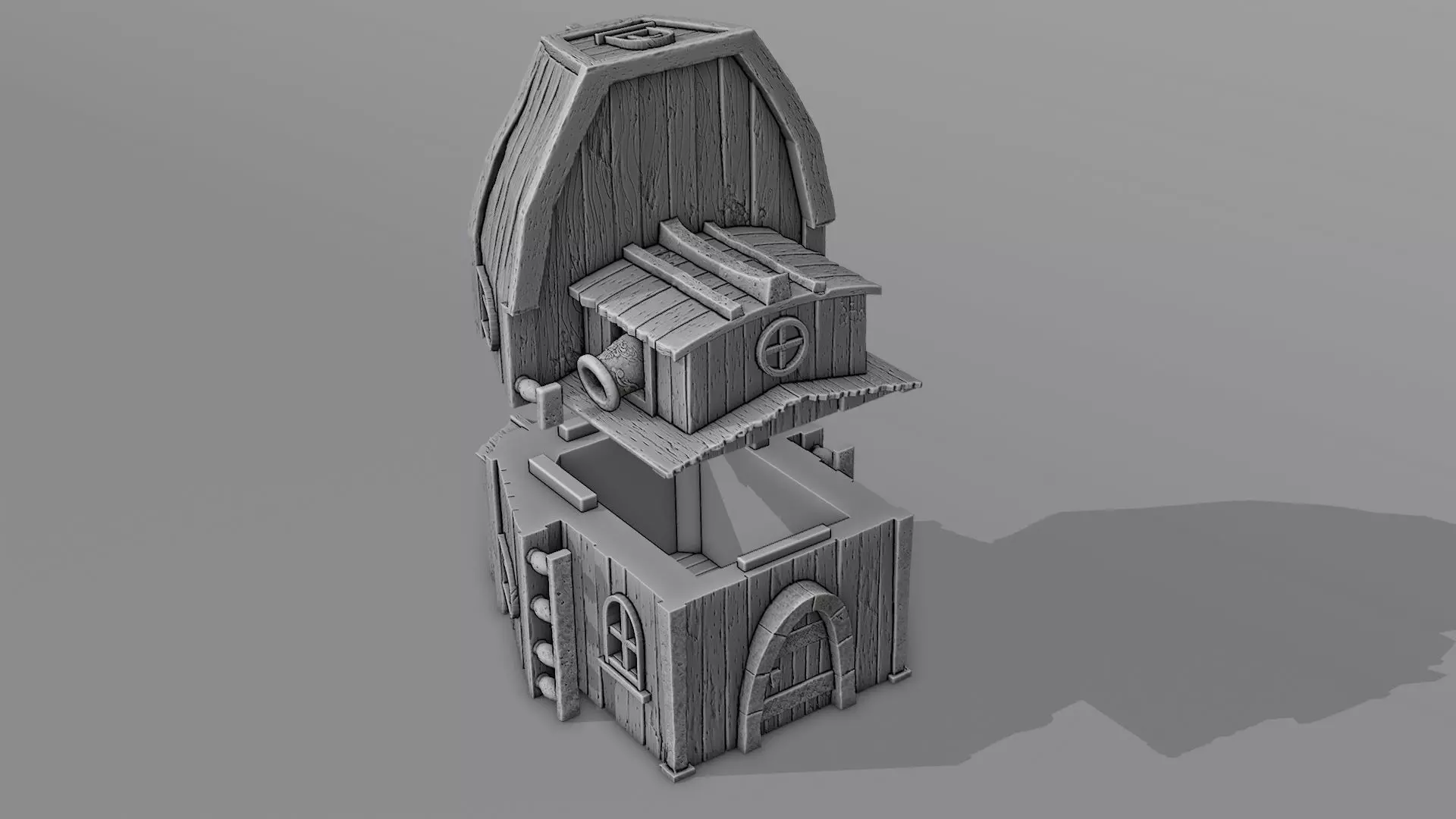 Ships Cannon Shop 3D print model_0