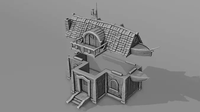 The Pirate Shack 3D print model