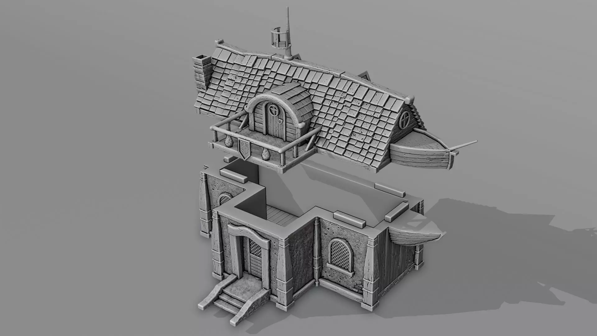 The Pirate Shack 3D print model_0