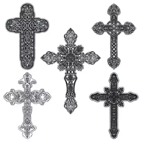 5 Christian cross V 01