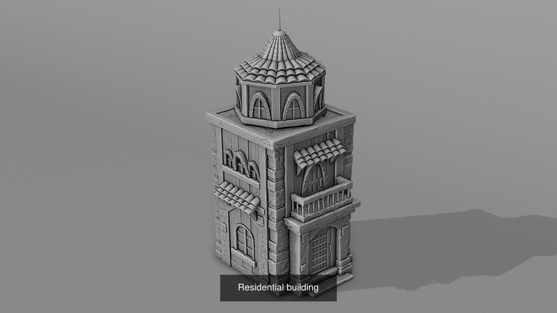 TREASURE ISLAND - Pirate architecture 3D Model Collection_7