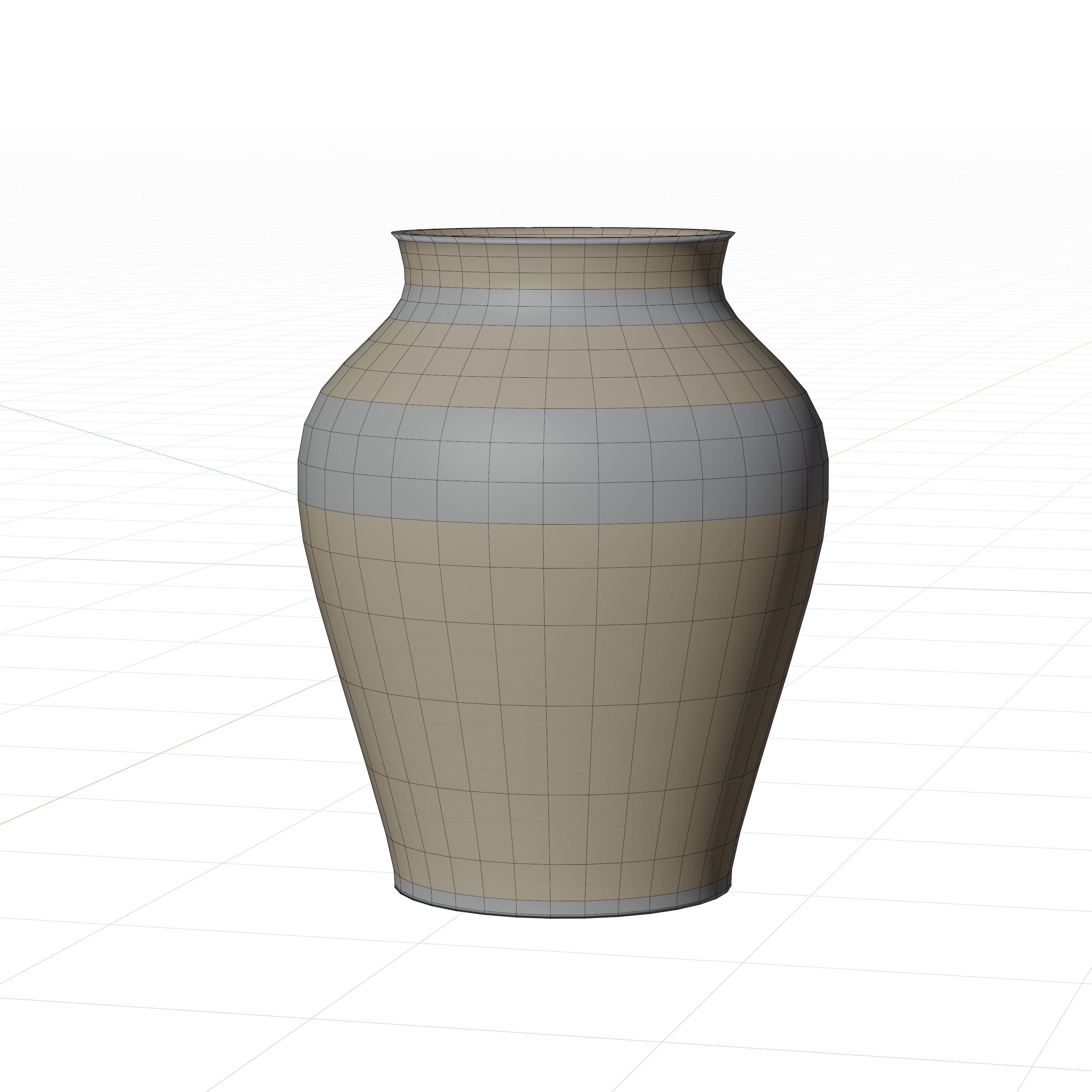 3D model vase Low-poly 3D model_5