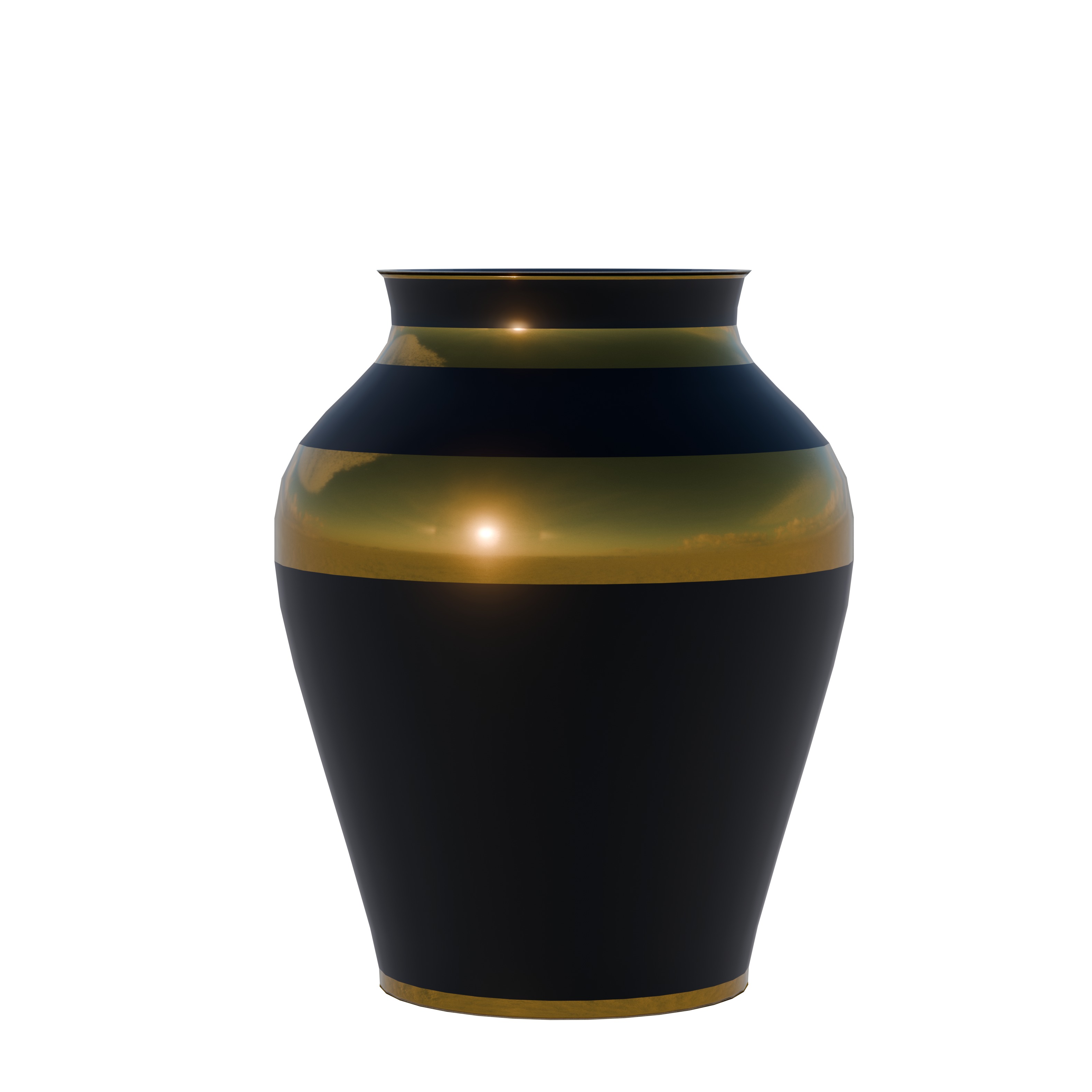 3D model vase Low-poly 3D model_2