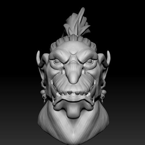 Head Goblin 050 3D print model