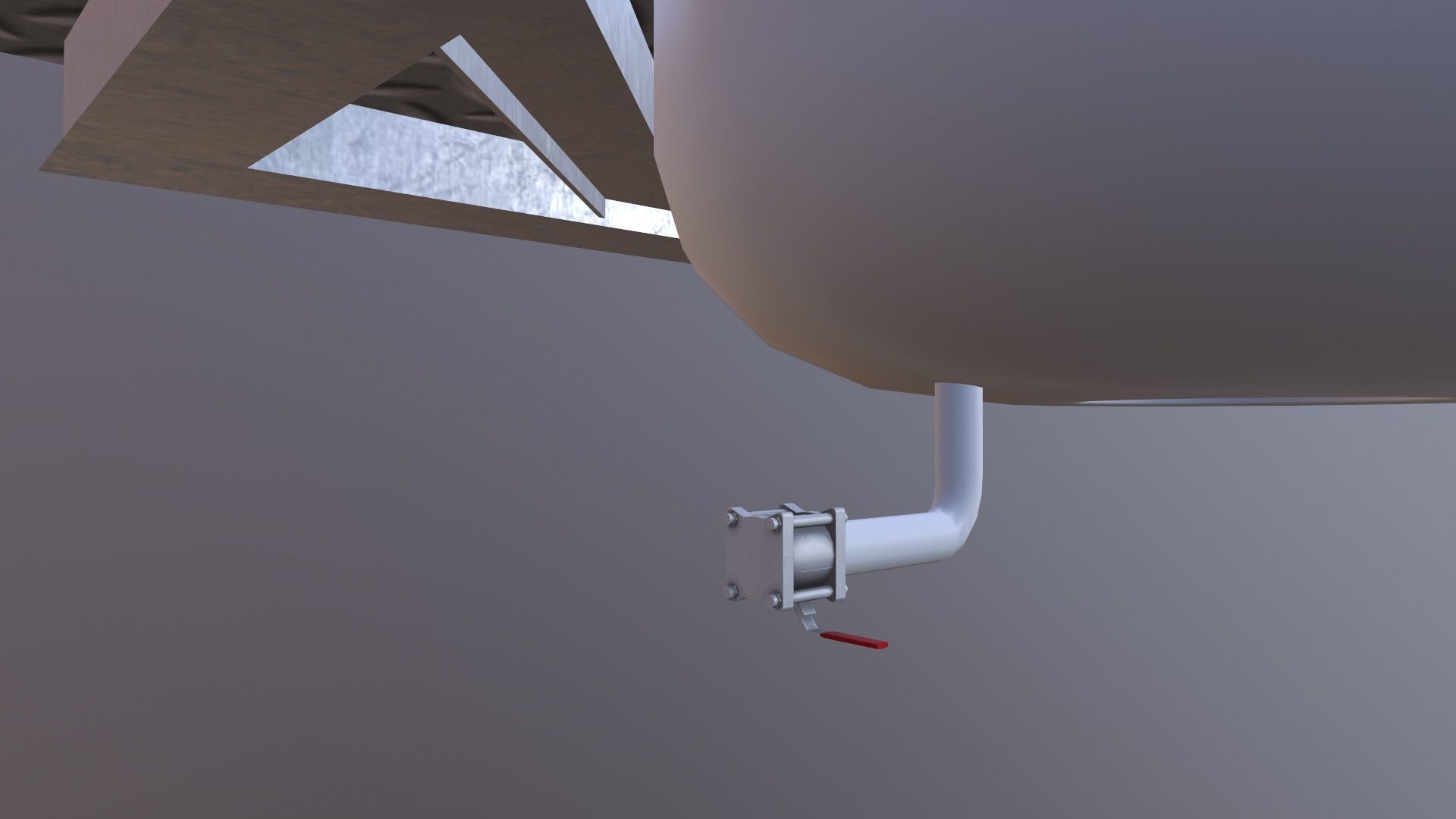 Sci-fi Vessel Low-poly 3D model_6